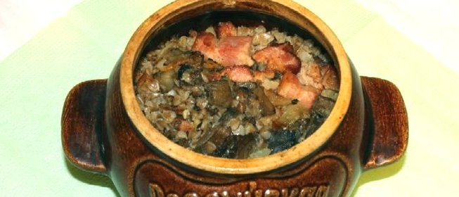 Гречневая каша в горшочке