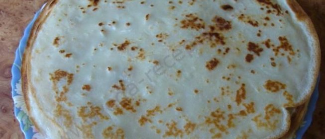 Блинчики с яблоками