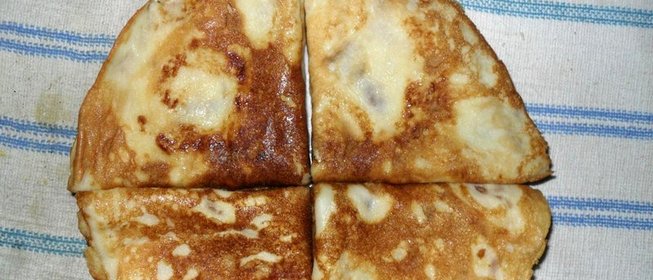 Блинчики на молоке нежные