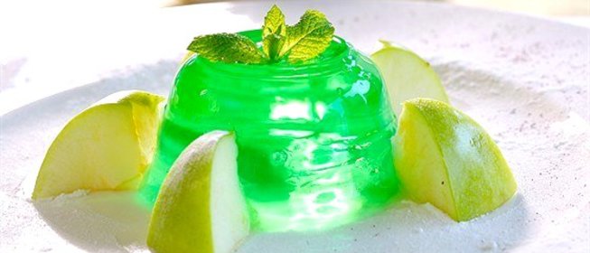 Желе из зеленых яблок