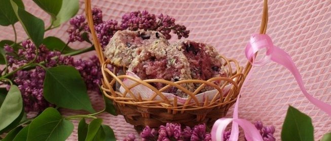 Песочное печенье со смородиной