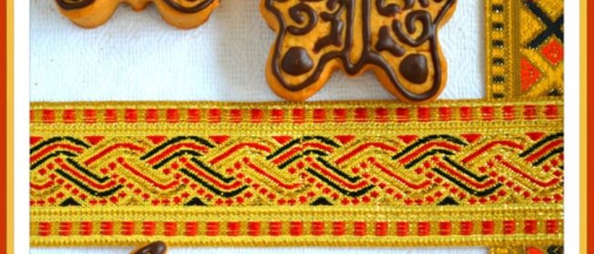 Пасхальное подарочное печенье