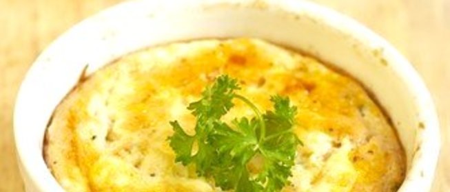 Белковый омлет с овощами