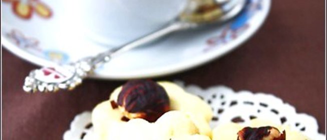 Лимонное печенье с фундуком