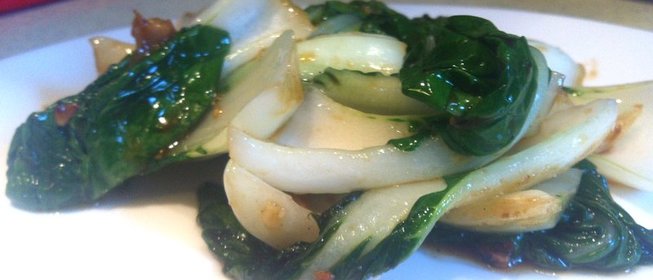 Пак-чой в устричном соусе