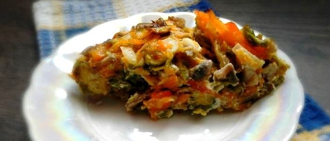 Запеканка из брюссельской капусты