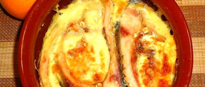 Запеканка из овощей и рыбы