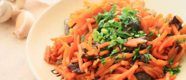 Морковь с грибами. Zepter