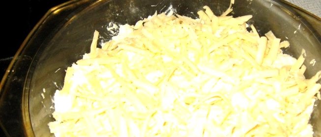 Легкий салат с грибами