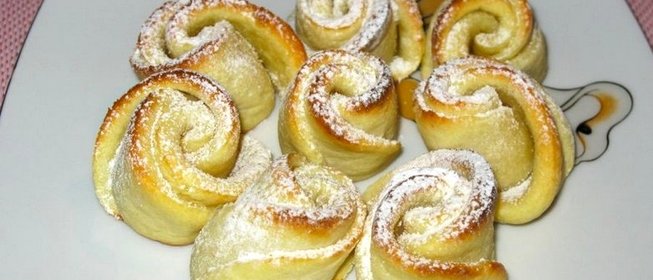 Творожные цветочки