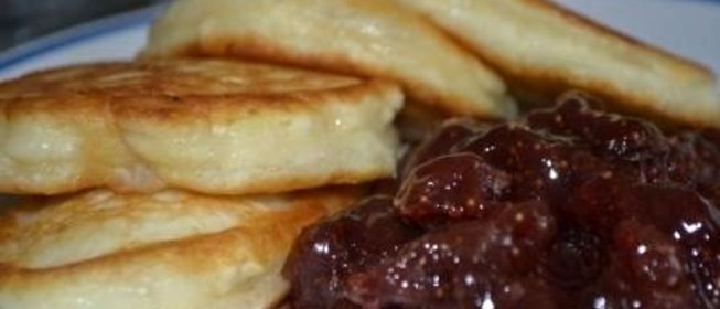 Оладьи на кислом молоке