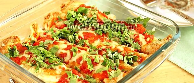 Блинные рулеты с сочной начинкой