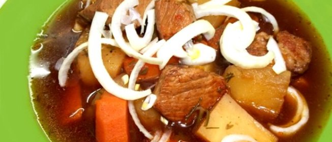 Картошка с мясом в казане