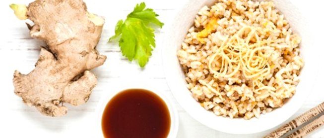 Имбирный жареный рис