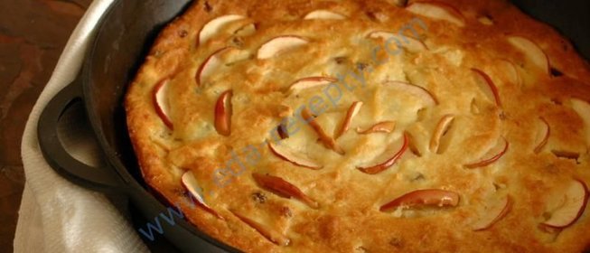 Запеканка с яблоками