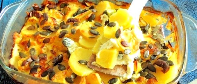 Картофельная запеканка в паровом шкафу