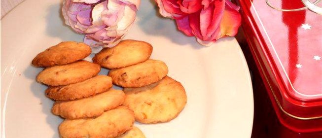 Лимонно-абрикосовое печенье