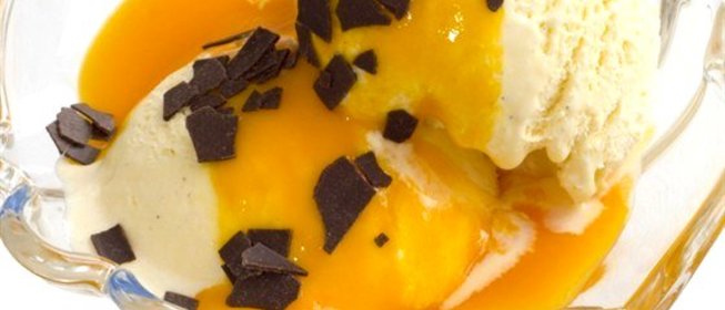 Манговой соус с медом и мятой