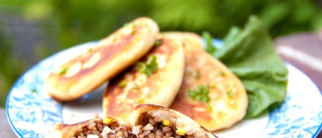 Фаршированные картофельные оладьи