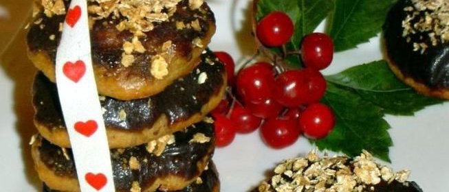 Мягкое печенье с бананом и творогом