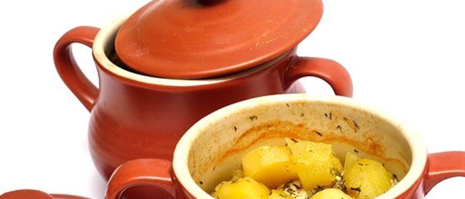 Картофель в горшочке