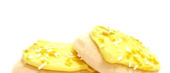 Лимонно-ванильное печенье