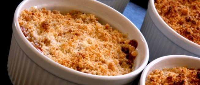 Суфле паровое творожное с печеньем