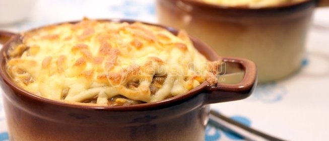 Запеканка из чечевицы