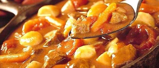 Овощное рагу с куриной печенью