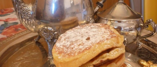 Пышные творожно-морковные блинчики