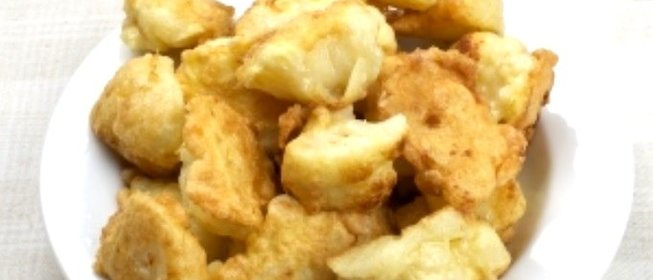 Жареная цветная капуста с яйцом