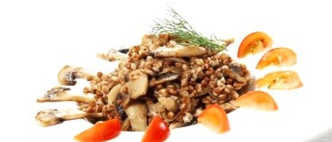 Гречневая каша с шампиньонами