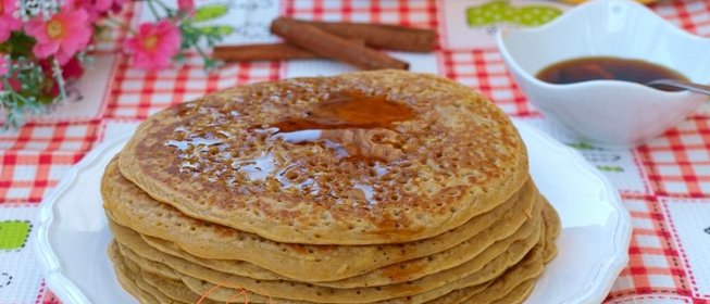 Блинчики из тыквенного пюре