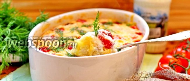 Запеканка из кускуса и кабачка