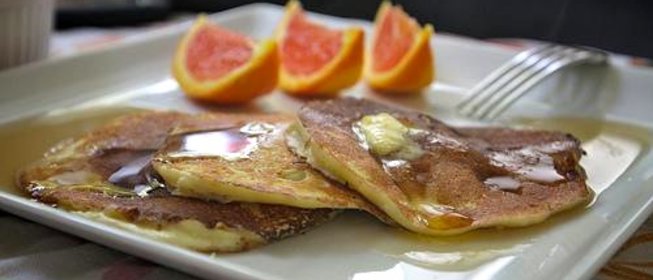 Апельсиновые оладьи с рикоттой