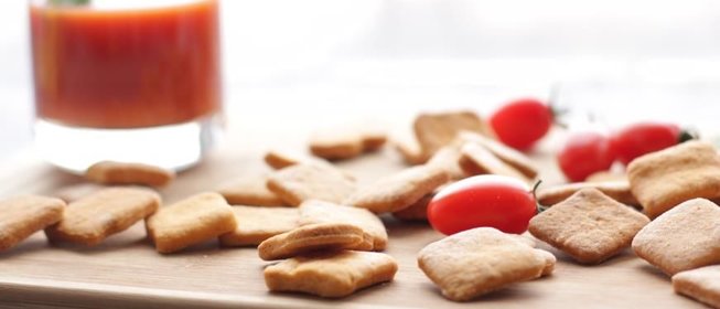 Печенье на основе томатного сока