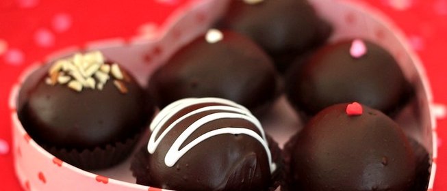 Шоколадное печенье к Дню влюбленных