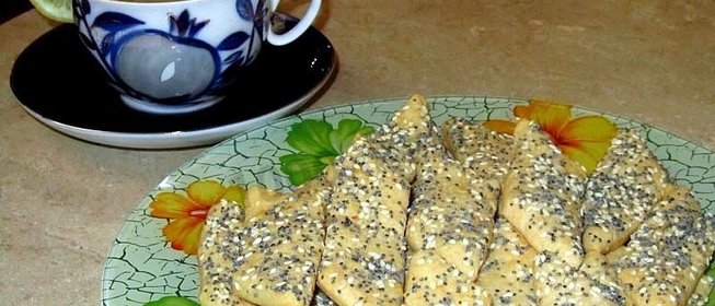 Печенье тающее во рту песочное с майонезом