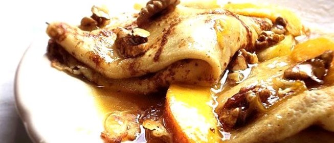 Блинчики с грушей