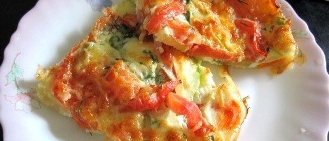 Запеченные в молочном соусе овощи