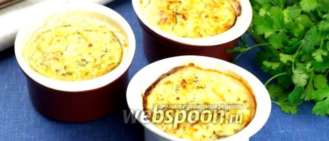 Творожная запеканка с травами