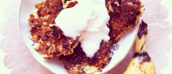 Диетические овсяные оладьи