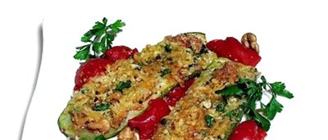 Кабачки с орехами