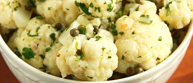 Цветная капуста маринованная быстрого приготовления