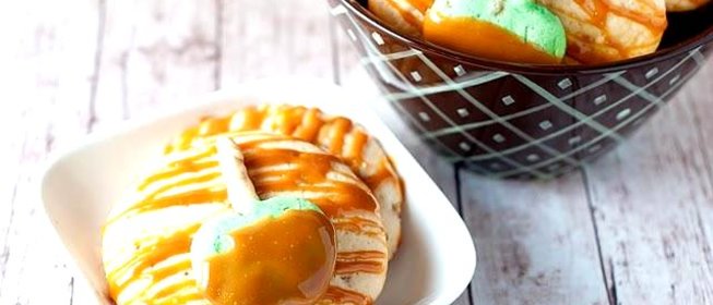 Печенье с карамелью