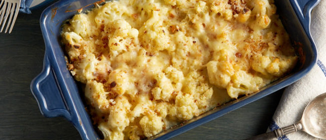 Картофельная запеканка с цветной капустой