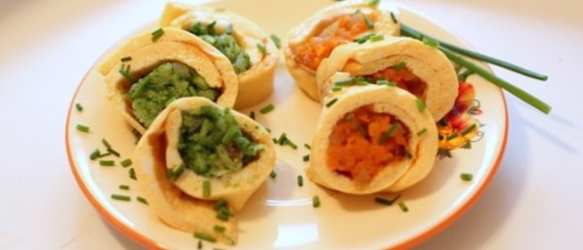 Омлет с овощами