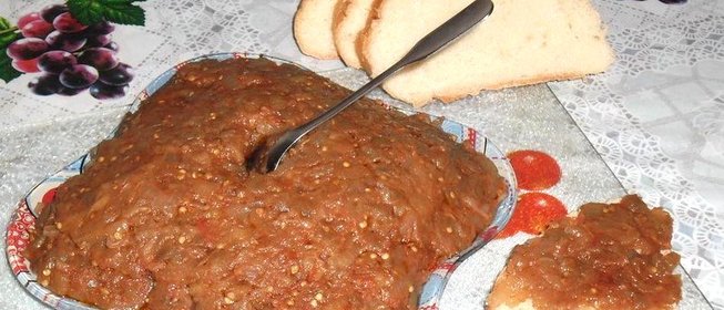 Икра баклажанная