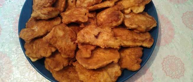 Куриные грудки в остром кляре