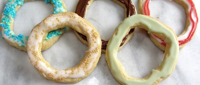 Печенье Олимпийские кольца